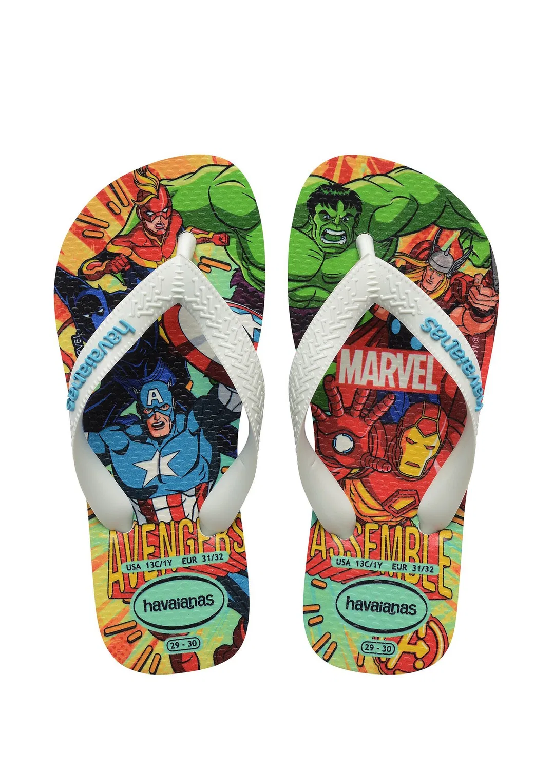 Пляжные тапочки Havaianas Marvel, белый
