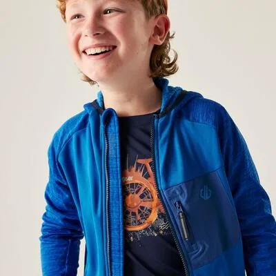Детская куртка-флис для мальчиков Kids Expedition, Dare 2B, BLAU Blaugrau Grau — фото 4