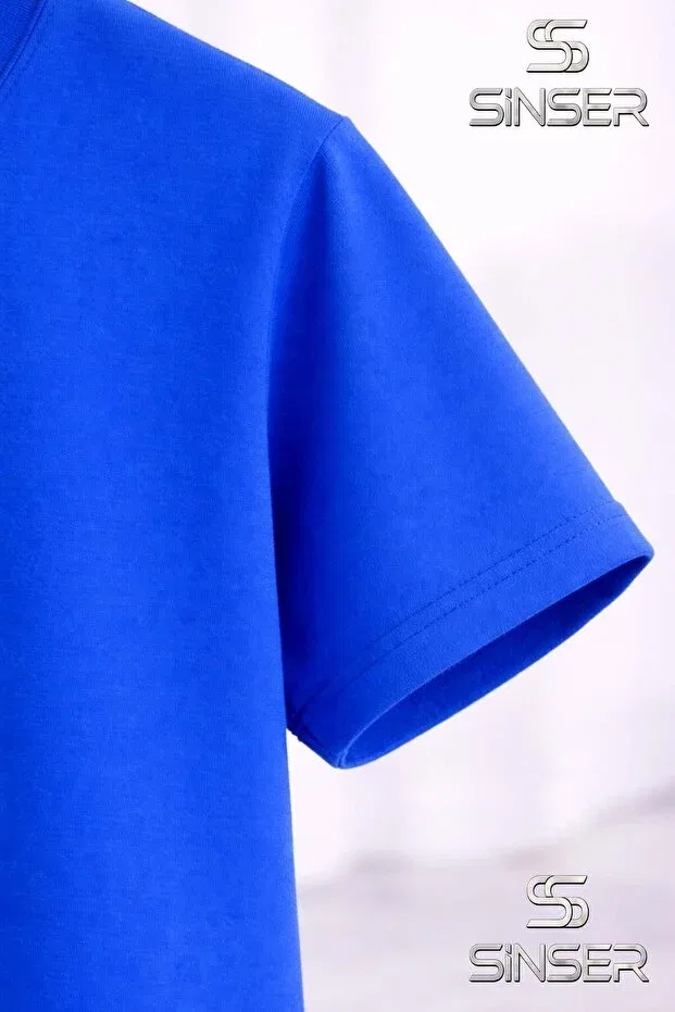 Детский комплект футболки и брюк с принтом Ss Sinser, Blue - Black — фото 4