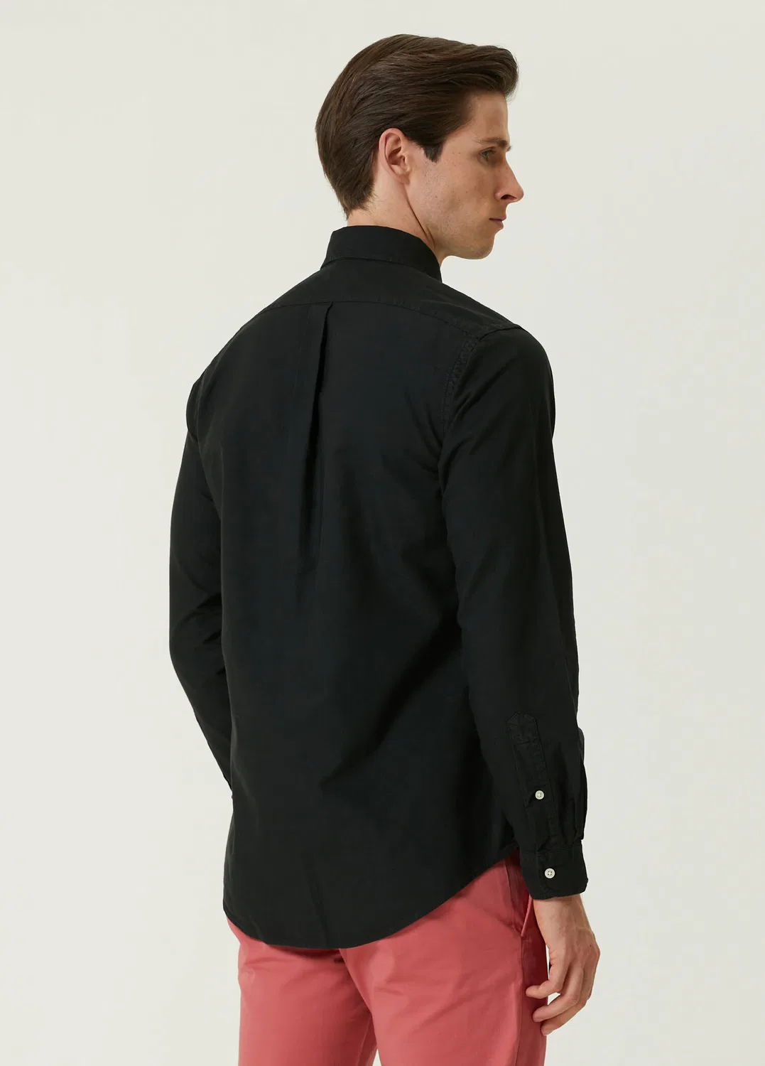 Рубашка Oxford Custom Fit Polo Ralph Lauren, black — фото 4