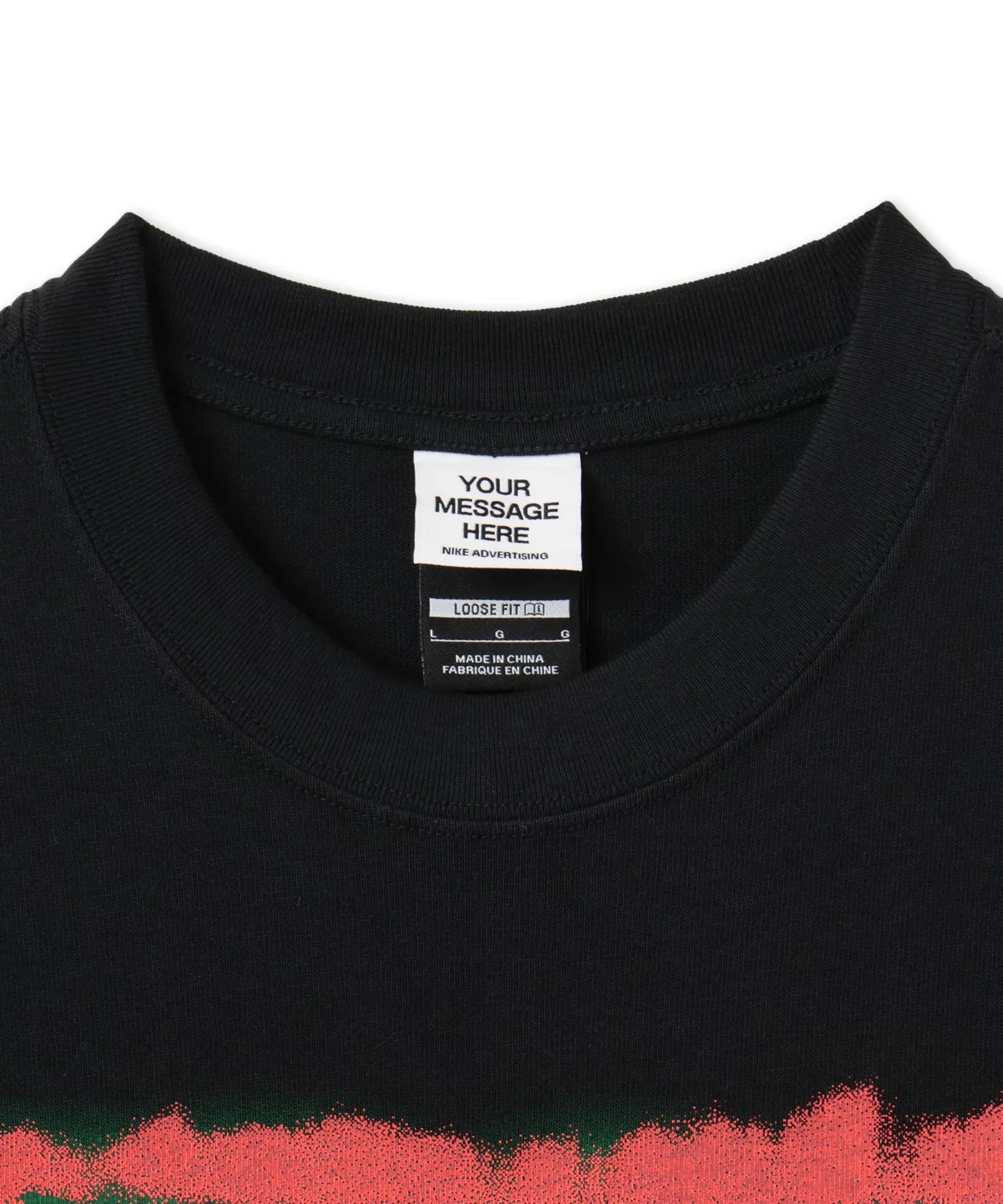 Мужская футболка с принтом Nike vs Evil, модель Good vs Evil NIKE, Black — фото 2