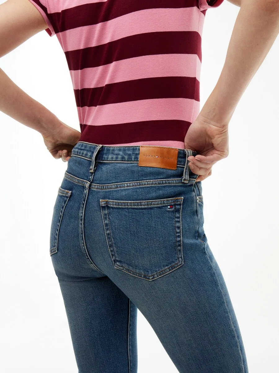 Джинсы TOMMY HILFIGER Slim fit 'HARLOW ESSENTIAL' синего цвета — фото 3