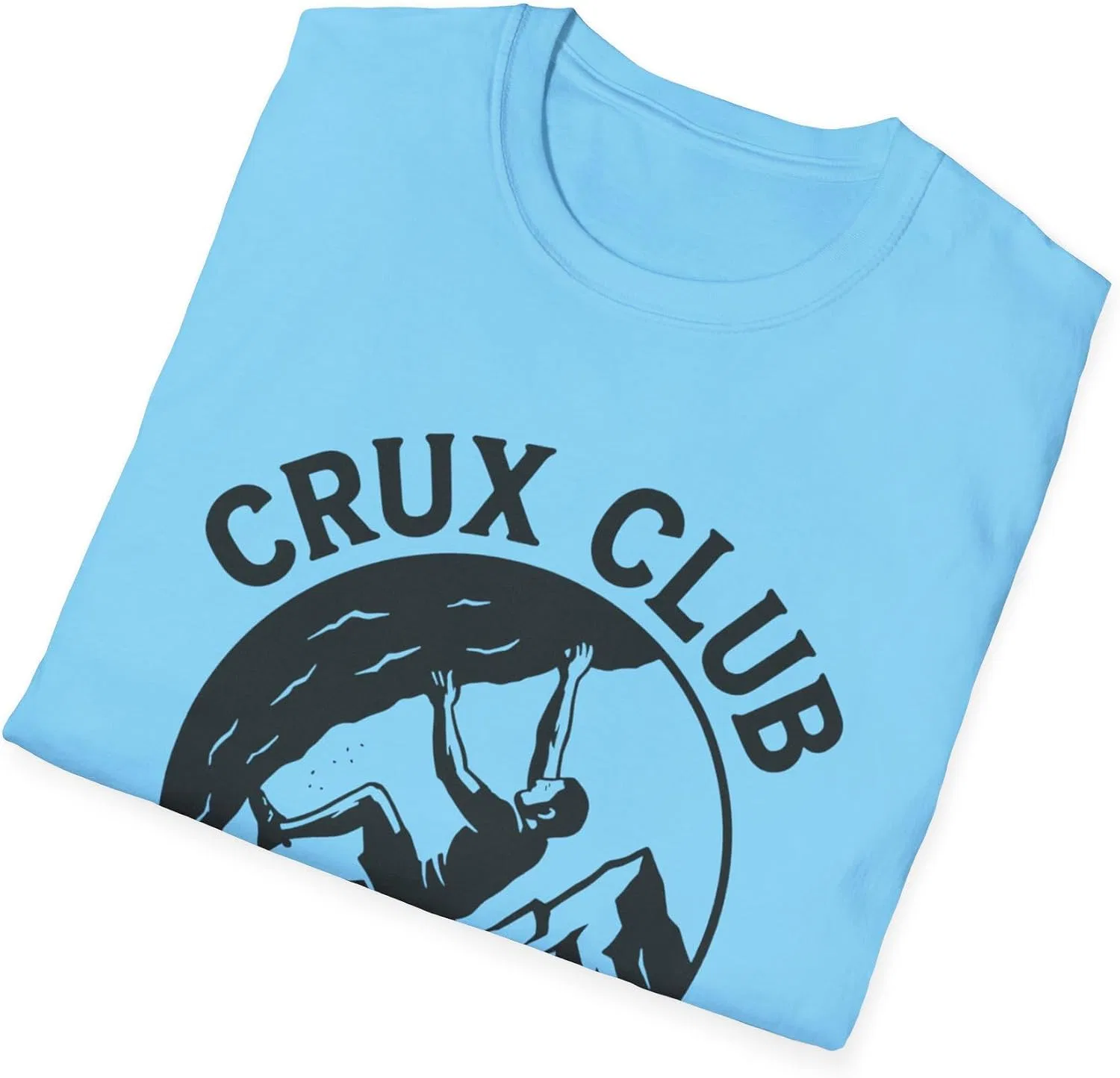 Футболка с принтом Crux Club Gildan, Sky — фото 4