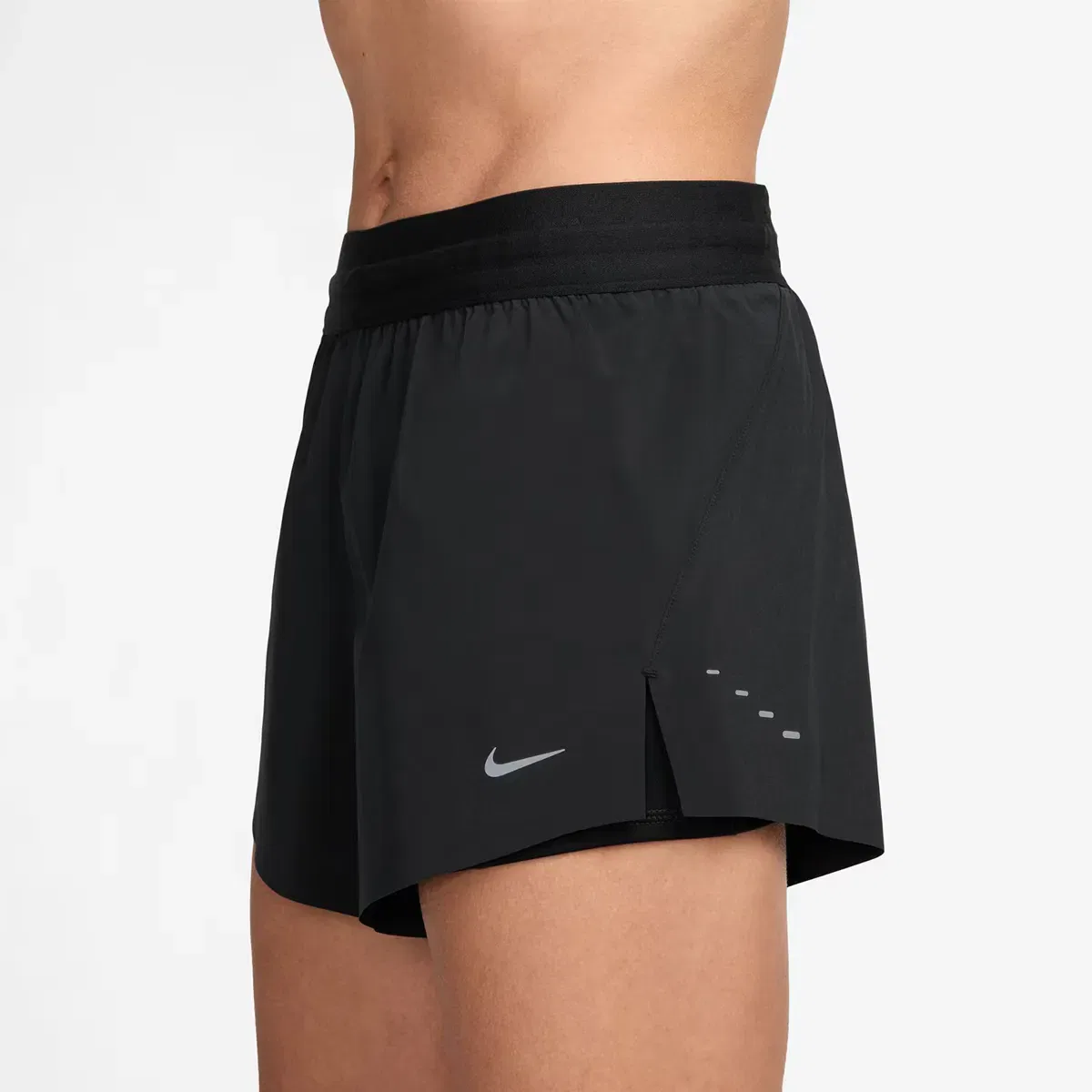 Женские шорты для бега 2-в-1 Nike, Negro — фото 3