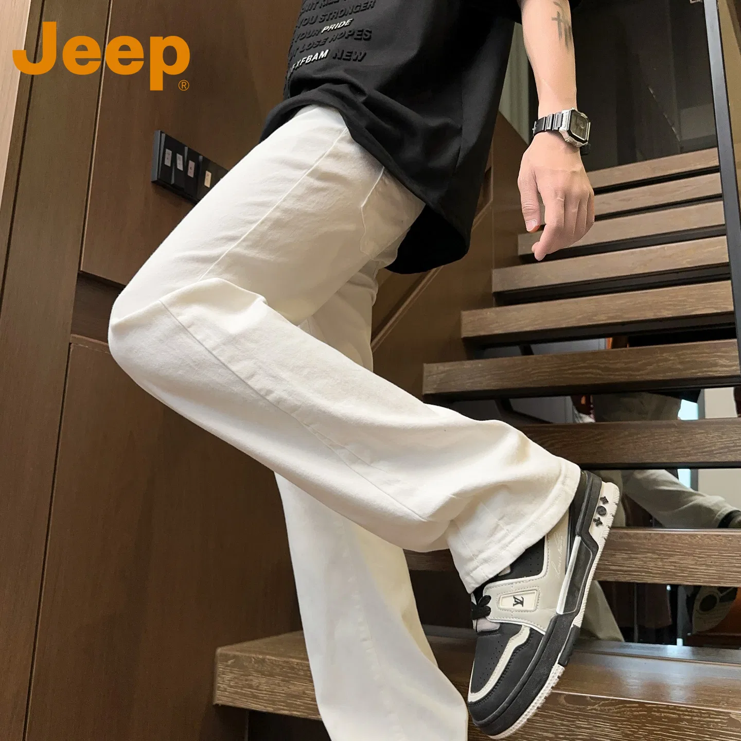 Детские джинсы клеш Jeep — фото 3