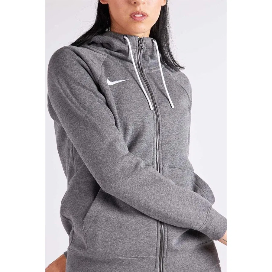 Худи с капюшоном и полной застежкой-молнией, модель Dry Park 20, Nike, Серый