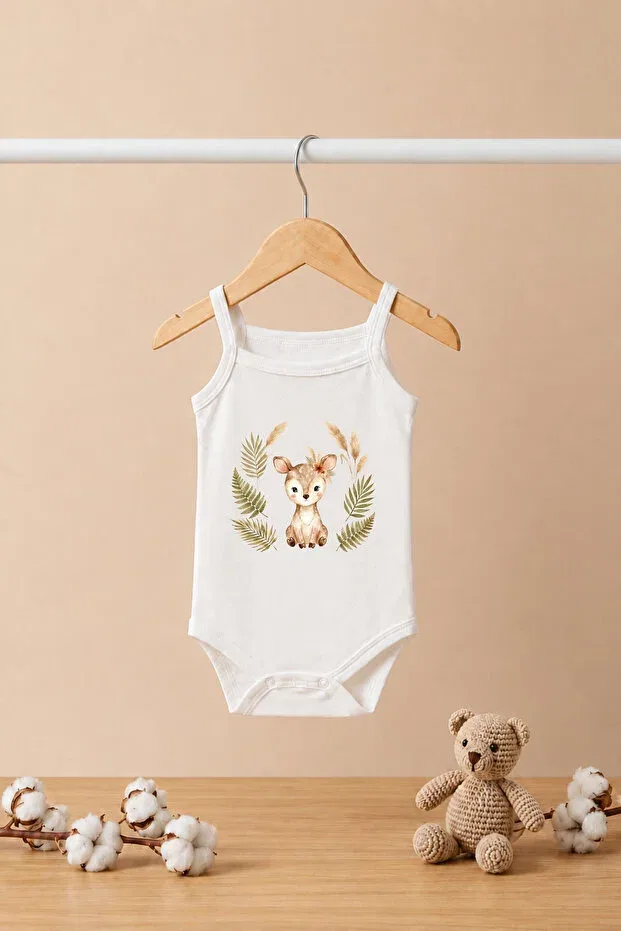 Детское боди для новорожденных с принтом Bebeqon, White — фото 2