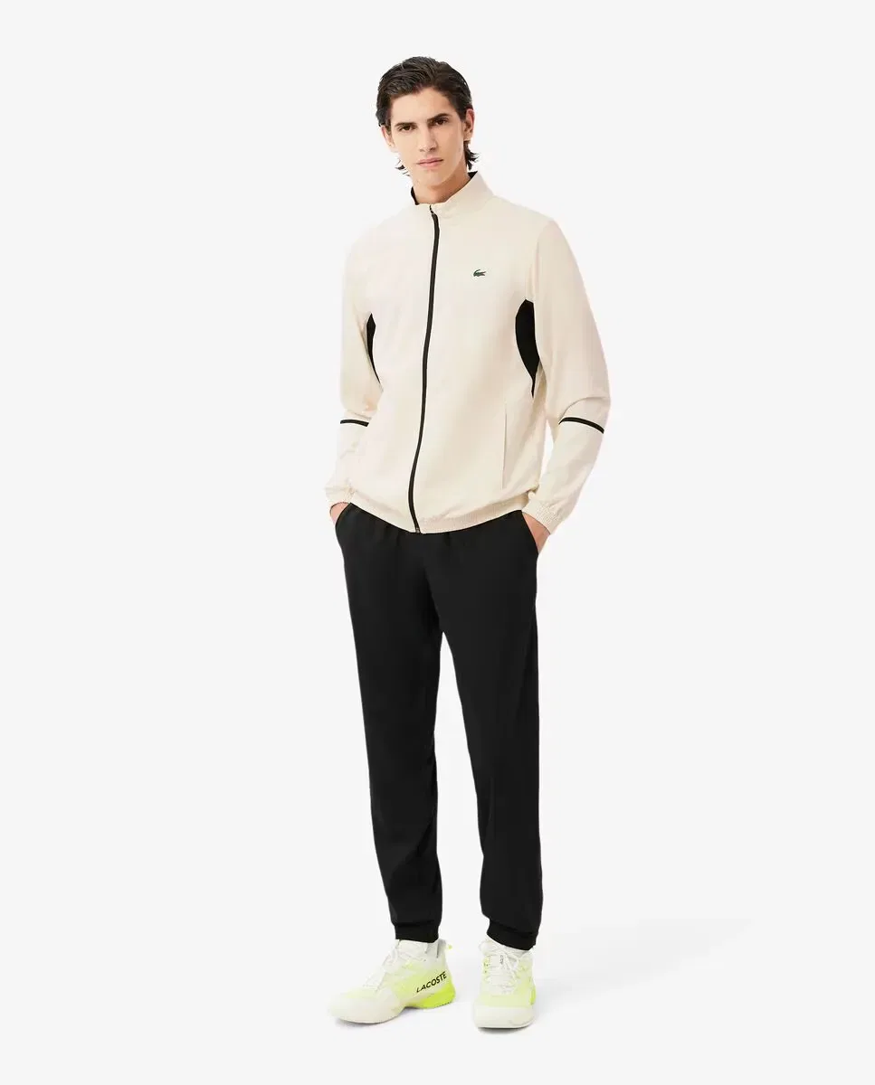 Мужской спортивный костюм с принтом Tennis x Daniil Medvedev Lacoste, Beige