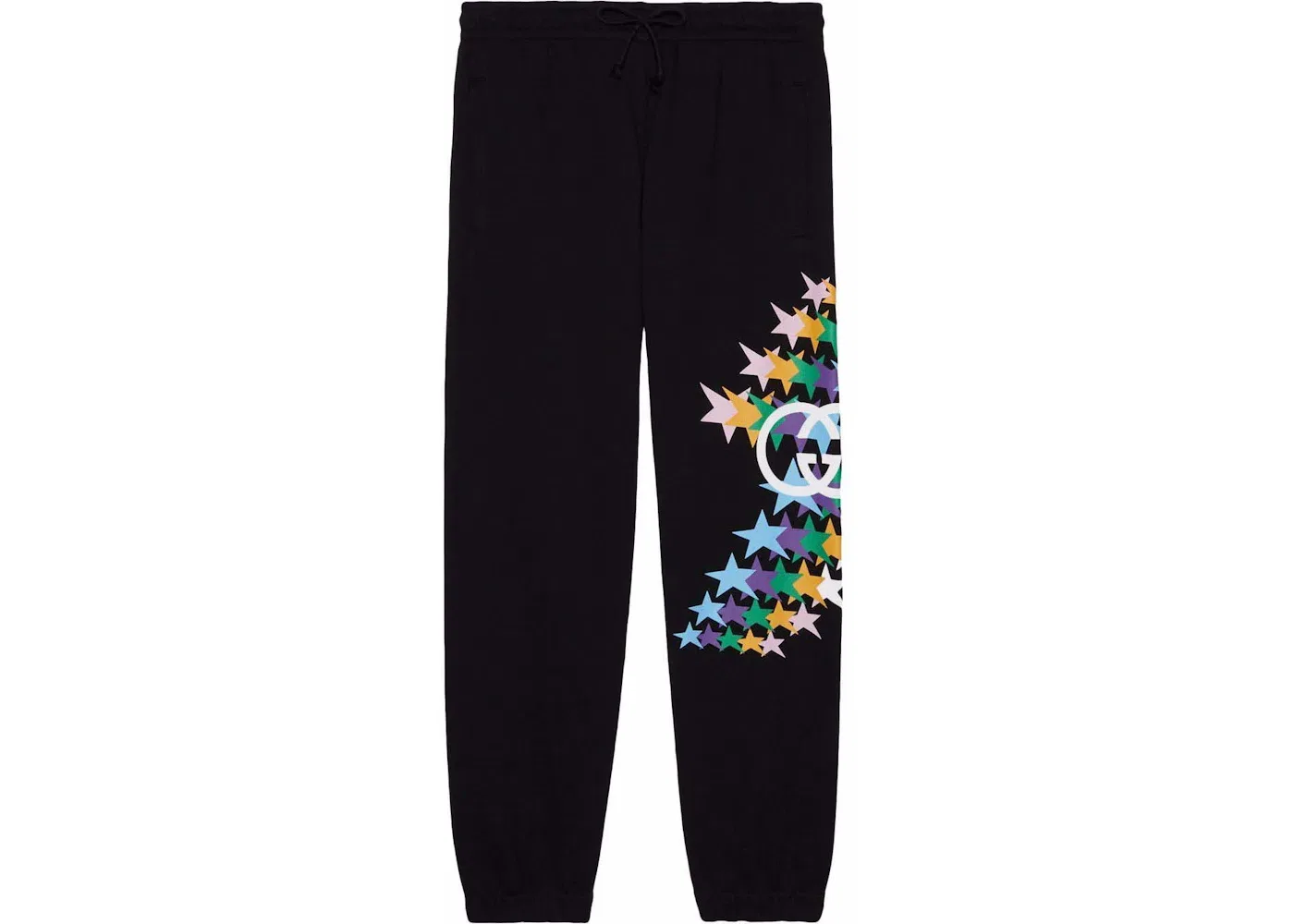 Мужские спортивные штаны с принтом Track Pants Gucci, Black