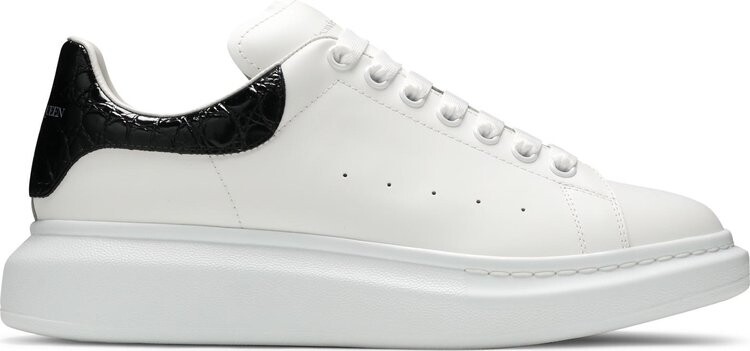 

Кроссовки Alexander McQueen Oversized Sneaker Black Crocodile, белый