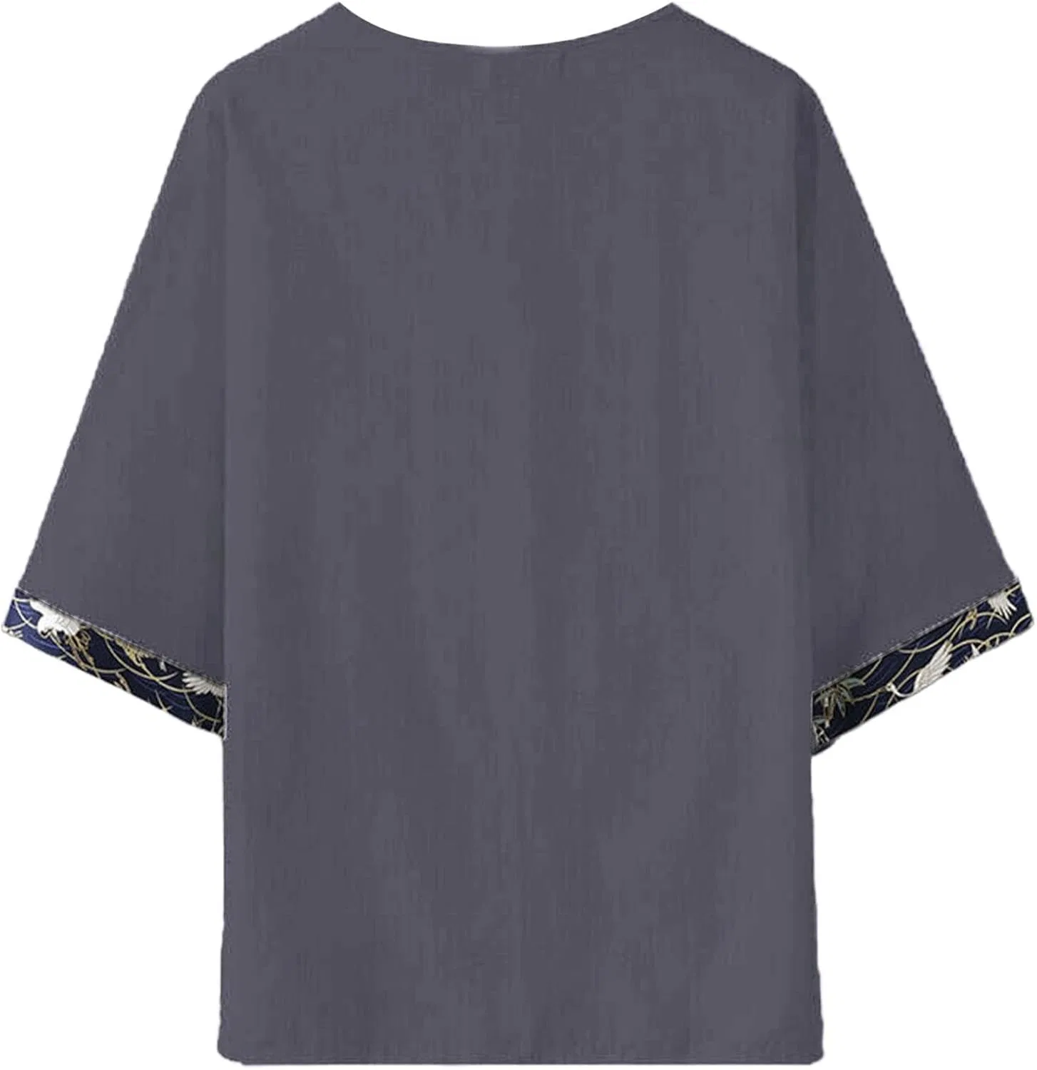 Мужская футболка с принтом Henley Vintage, Grey — фото 3