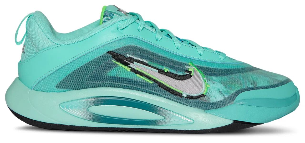 Кроссовки для мальчиков A'One KC Nike, цвет Bleached Turquoise/Washed Teal/Metallic Silver