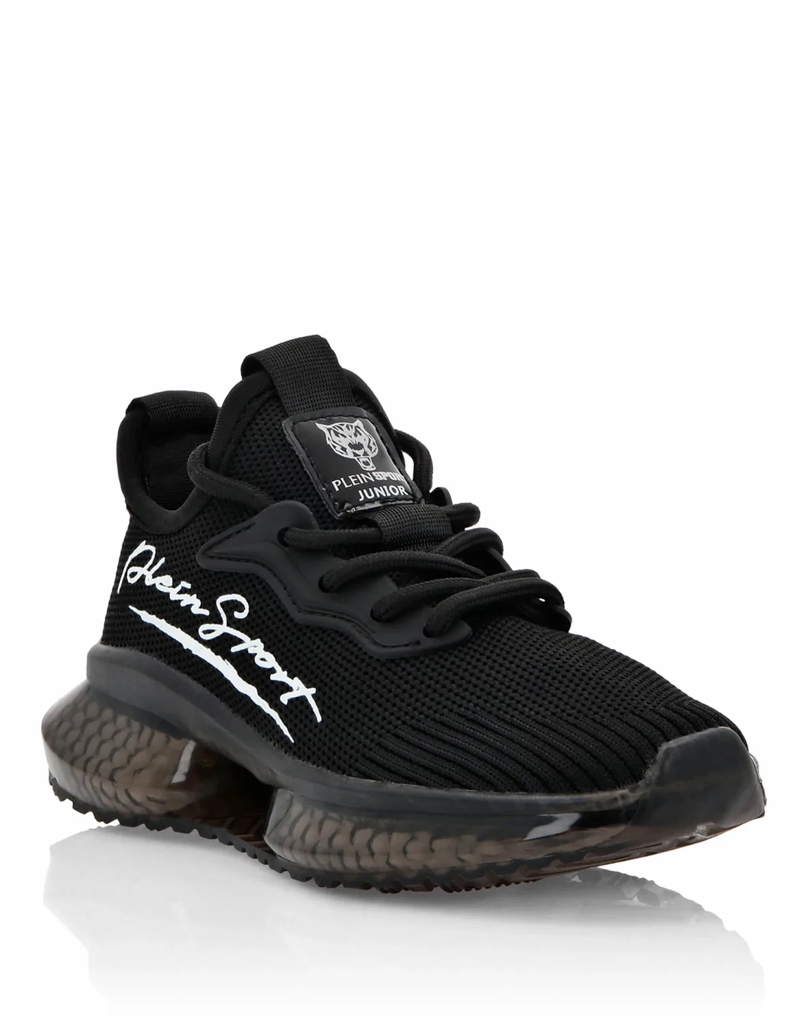 Детские кроссовки низкие с объемной подошвой Trainer Lo-Top PLEIN SPORT Bubble Sole, черный — фото 2