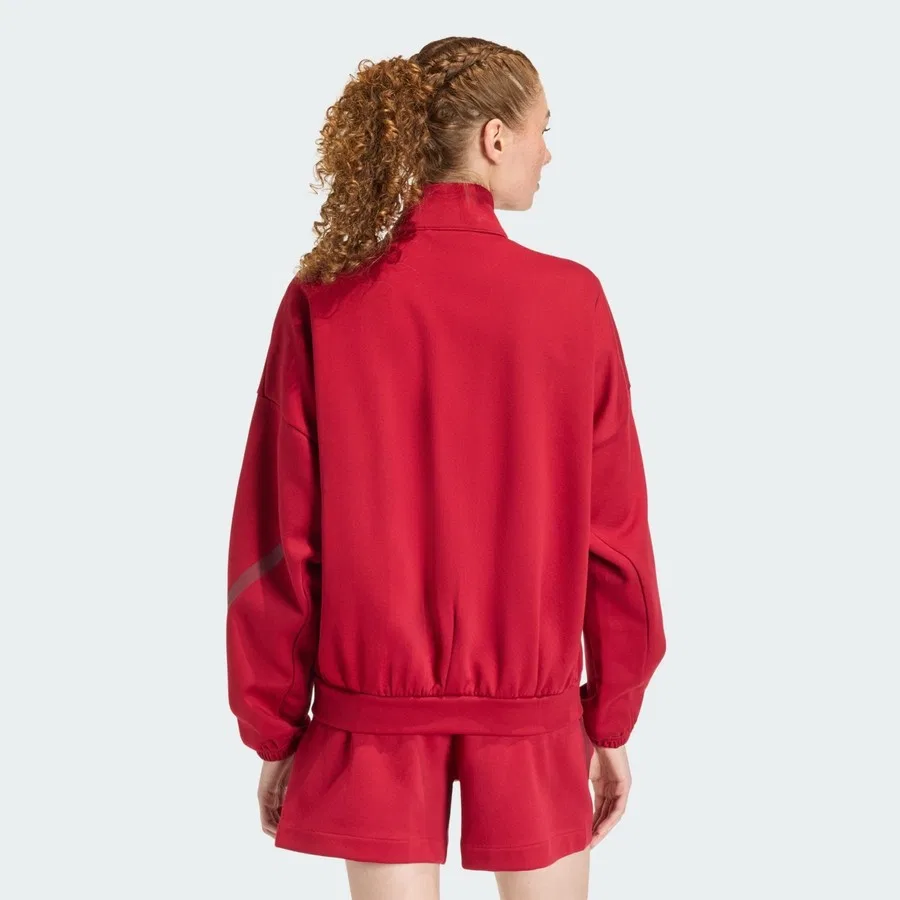 Спортивная кофта с длинным рукавом Z.n.e. Track Top adidas, Красный — фото 2