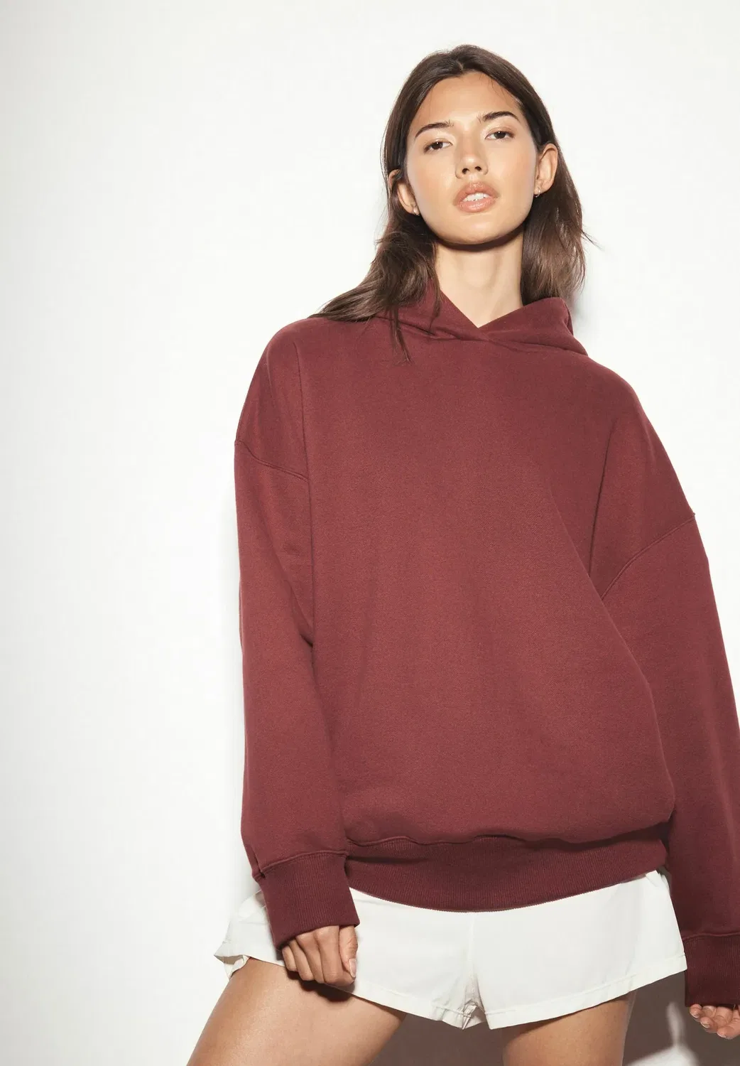 Толстовка с капюшоном для занятий спортом Next, Burgundy Red