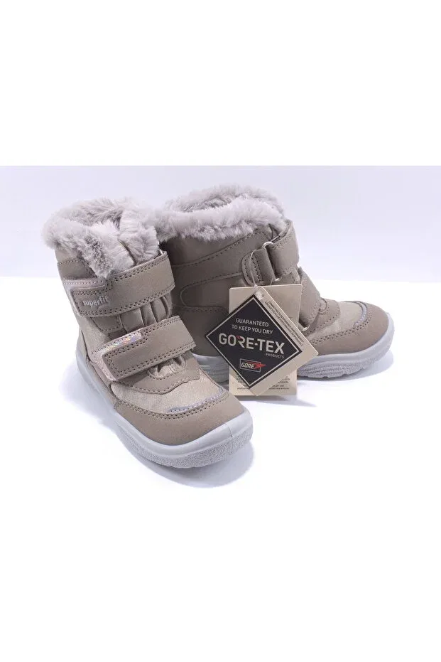 Детские ботинки для девочек водонепроницаемые Superfit, Beige — фото 2