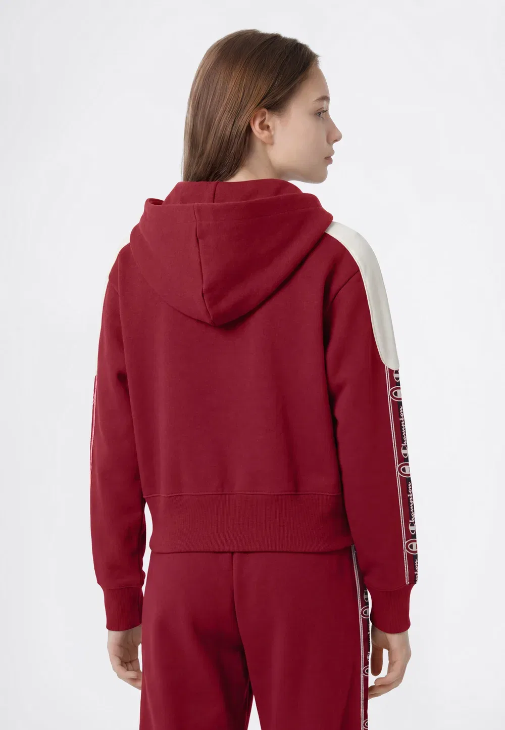Спортивная одежда - толстовка на молнии Champion, Dark Red — фото 3