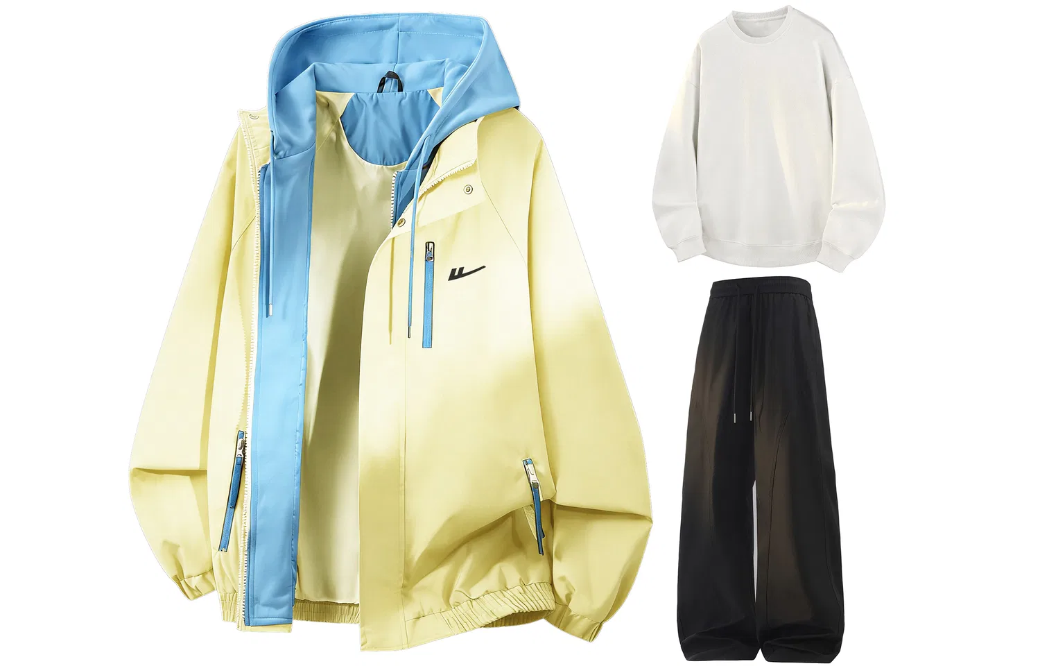 Детский комплект из куртки и брюк с длинным рукавом Windbreaker Jacket & Pants Sets Unisex WARRIOR