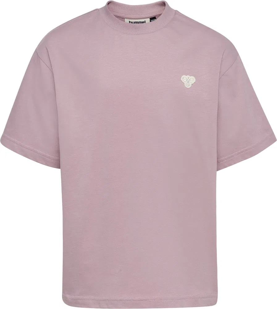 Футболка свободная с принтом пчела Hmljr Loose T-Shirt S/S Bee Hummel, фиолетовый — фото 3