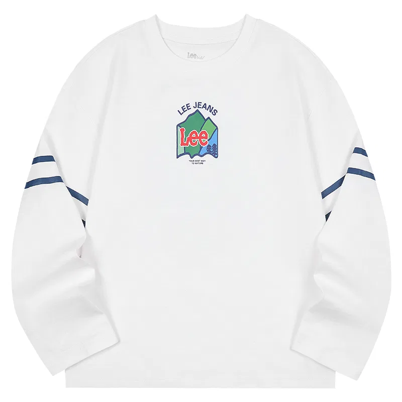 Детская футболка с круглым вырезом Moon White Lee