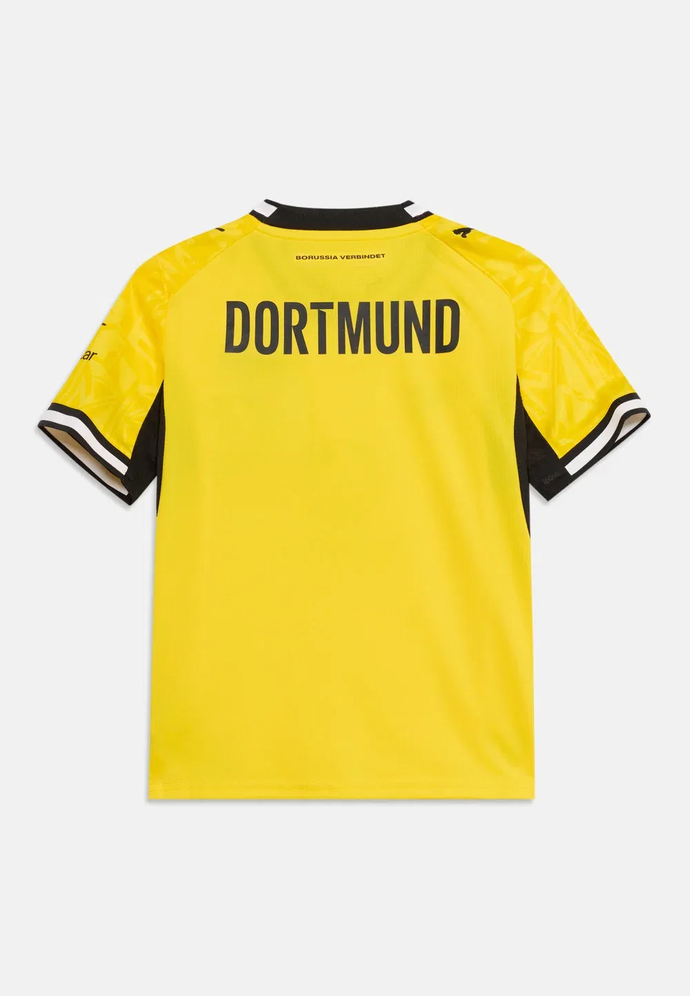 Футболка унисекс Bvb Borussia Dortmund, домашняя реплика Puma, Faster Yellow/Black — фото 2