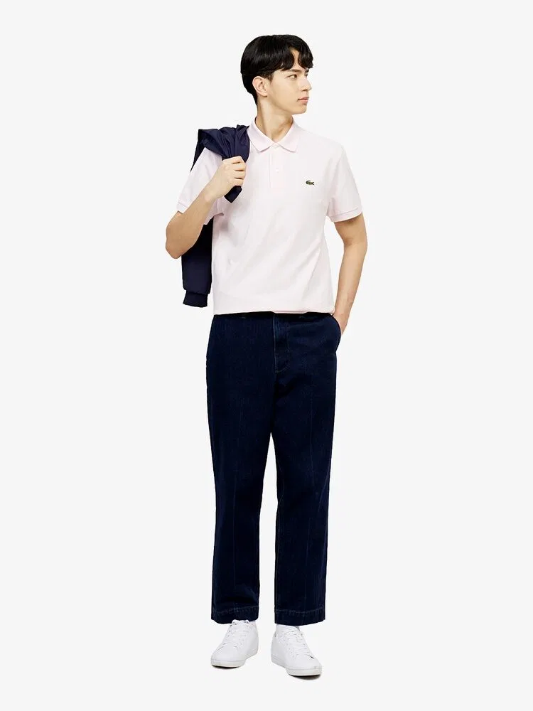 Футболка поло Regular Fit LACOSTE, Light Pink — фото 4