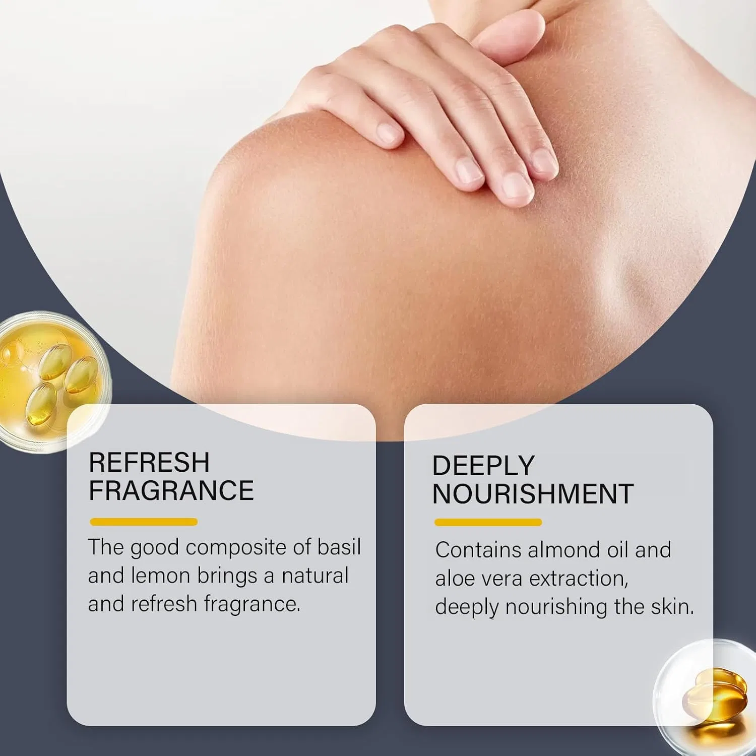 Лосьон для тела Lemon Body Lotion, увлажняющий, 100 мл, 3 шт, homomdy — фото 2