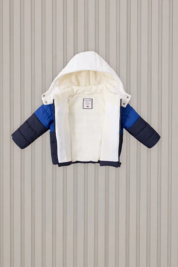 Детское пальто для мальчиков утепленное U.S. Polo Assn., Navy Blue — фото 2