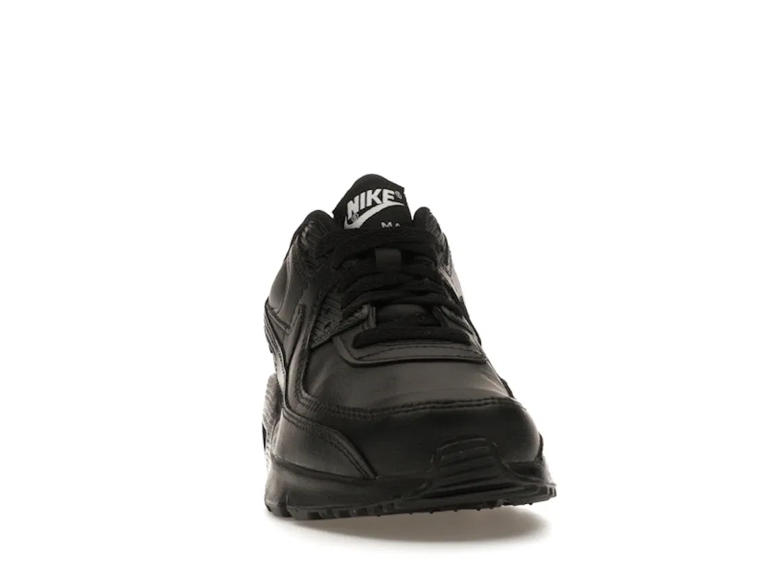 Детские кроссовки с амортизацией Nike Air Max 90 Recraft, Black/Black-White-Black — фото 2