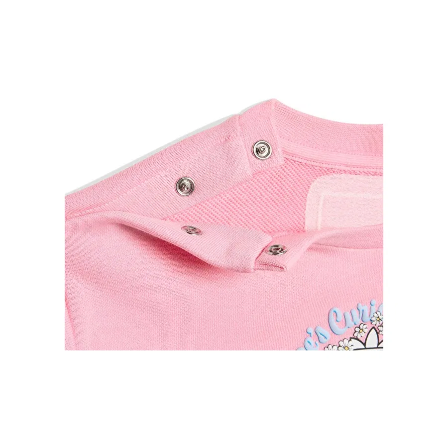 Комплект спортивного костюма с принтом Alice in Wonderland adidas Originals KE0479 ADIDAS DISNEY CREW SET, Розовый — фото 3