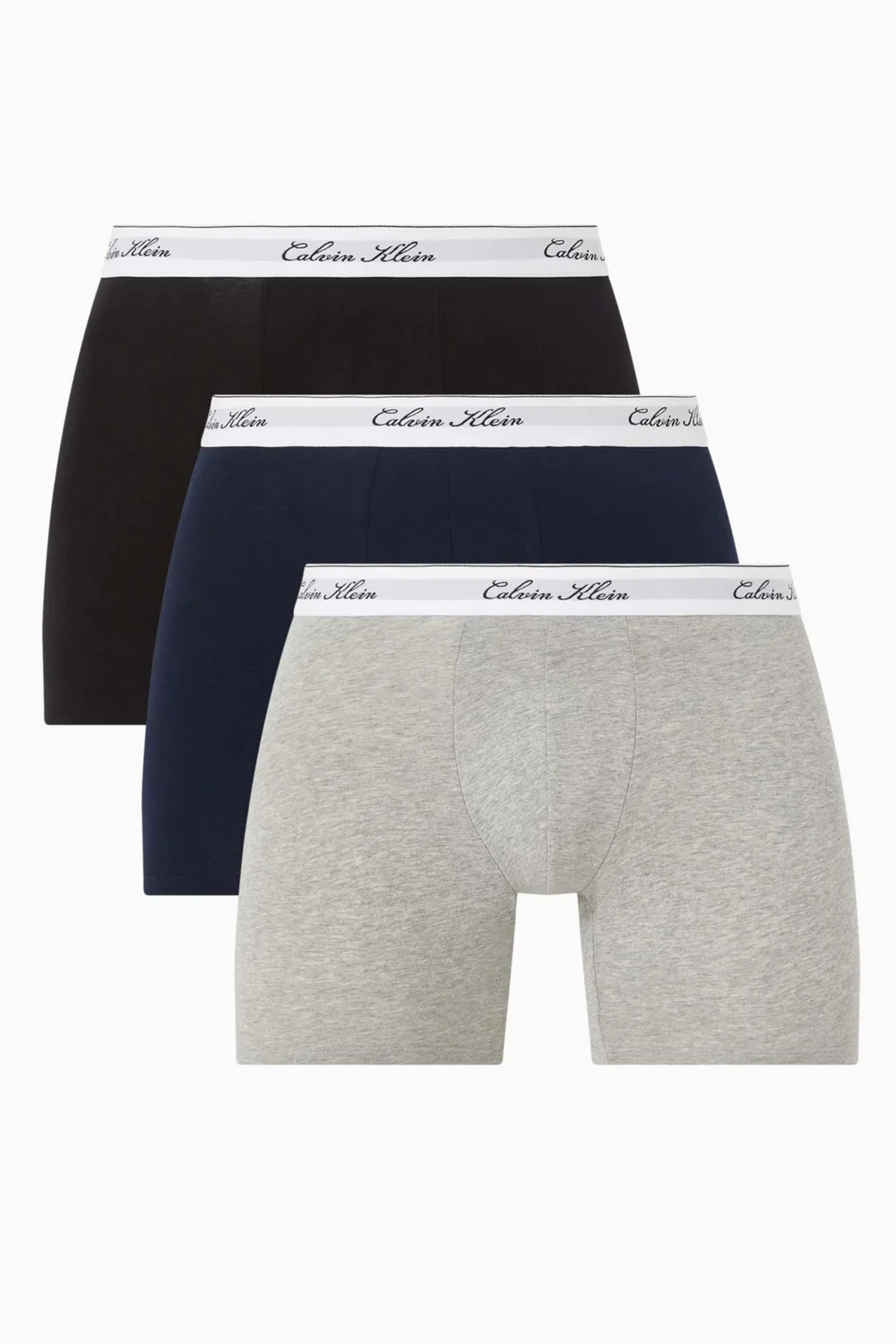 Трусы-боксеры с логотипом, комплект из 3 штук, Calvin Klein, мультиколор