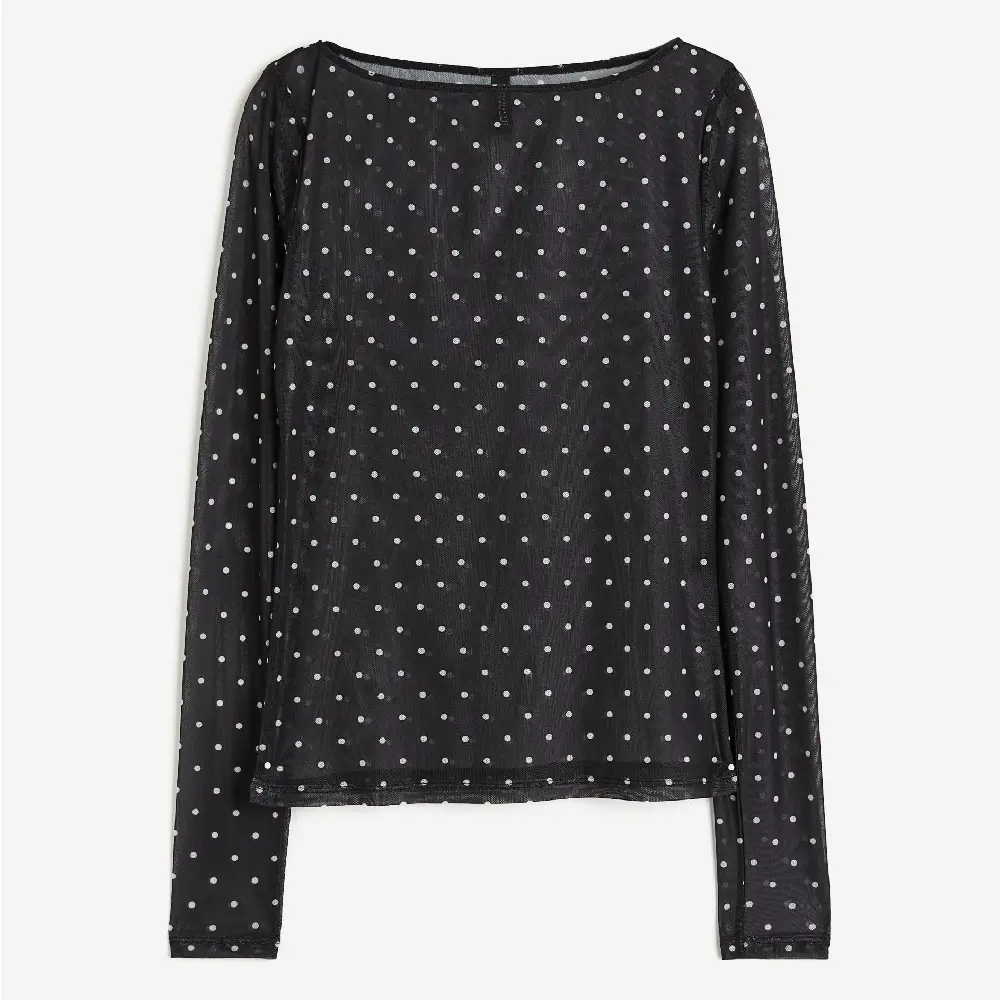 

Лонгслив H&M Boat-neck Jersey, черный