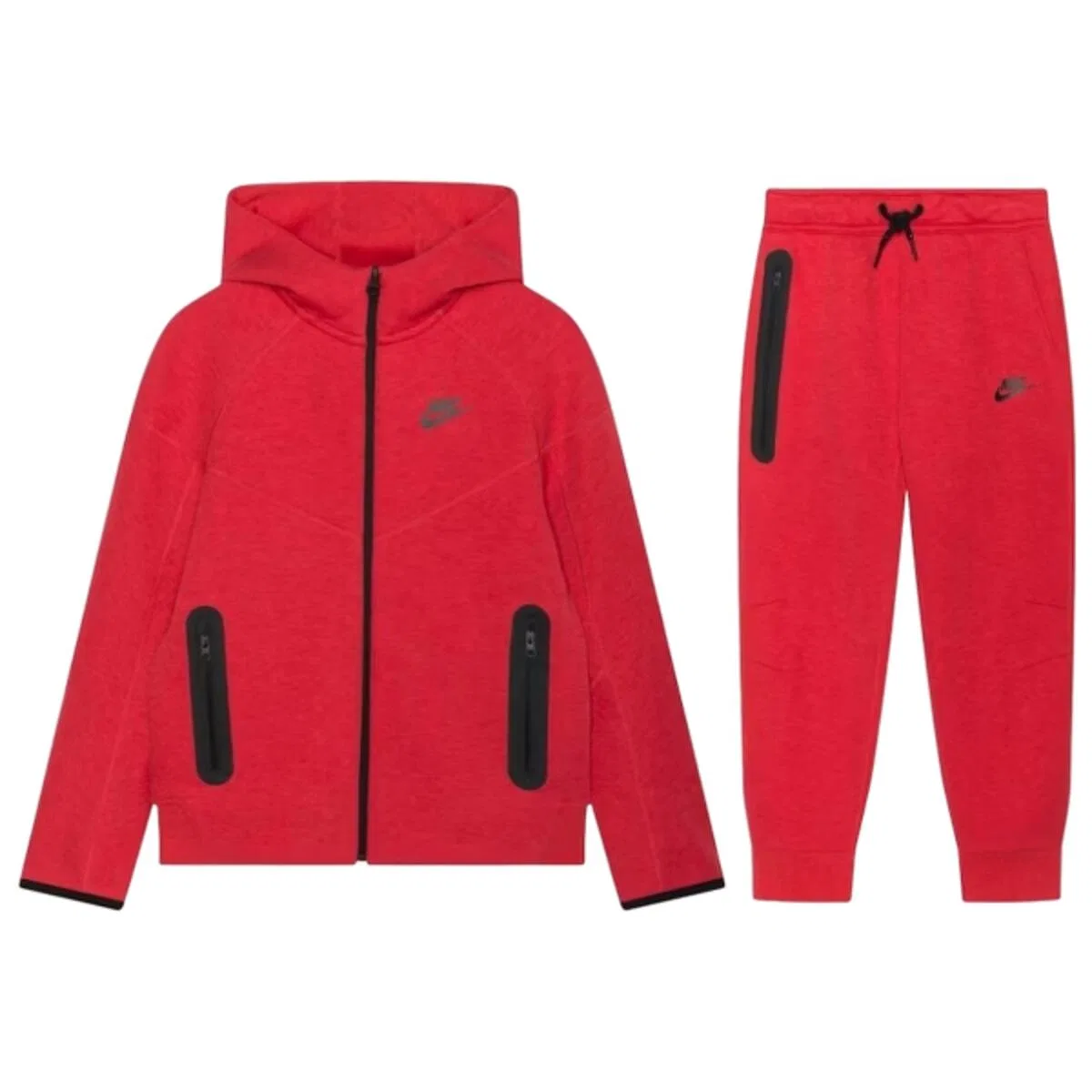 Мужской комплект из худи и джоггеров Sportswear Tech Fleece Light Nike, Цвет: Rot Scharlachrot