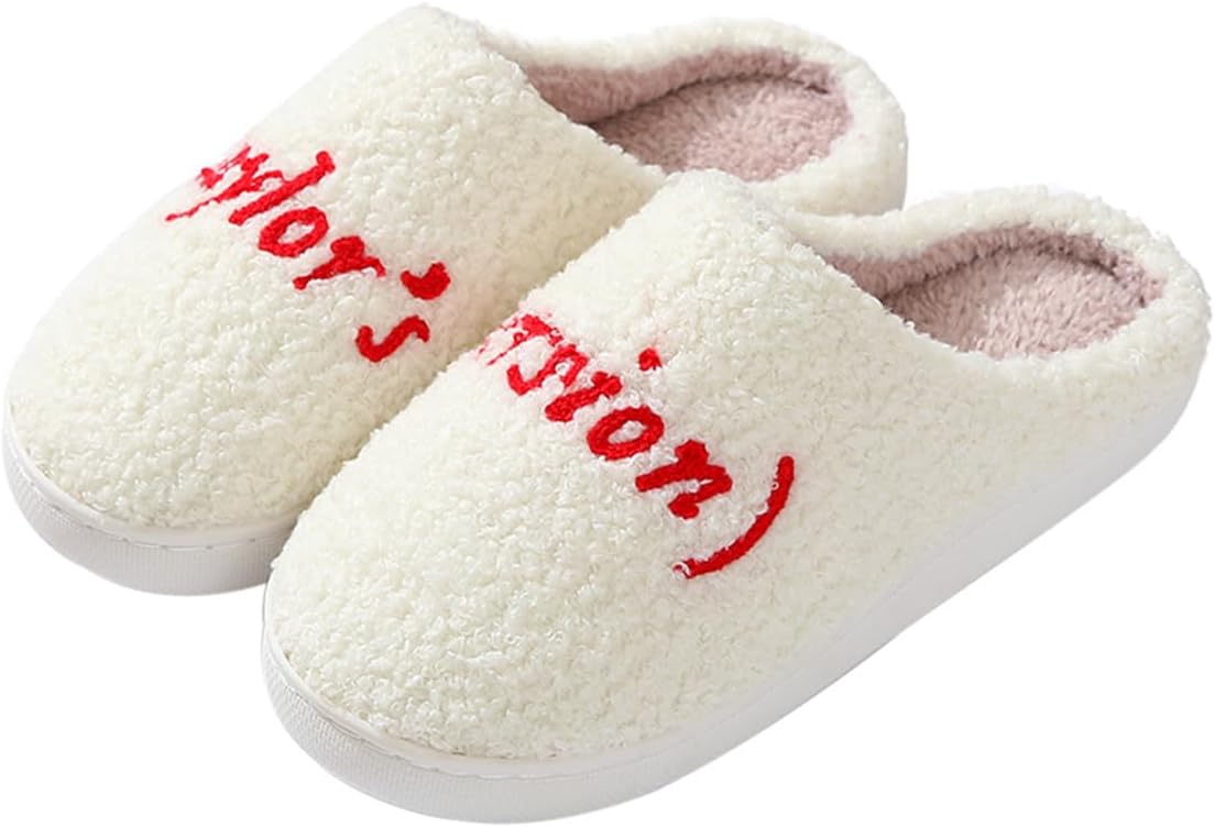 

Мультяшные тапочки для женщин и мужчин, милые, уютные, плюшевые, теплые тапочки на дома и улицу, «Встретимся в полночь», клубника, гриб, злые глаза, сердечки-любовь V Opxin, Taylor's Version