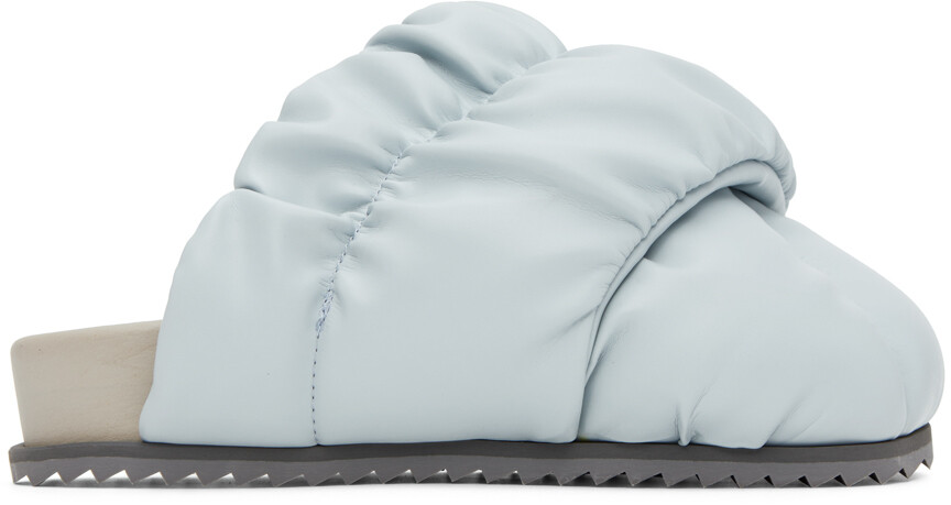 Эксклюзивные синие шлепанцы SSENSE Tent YUME YUME