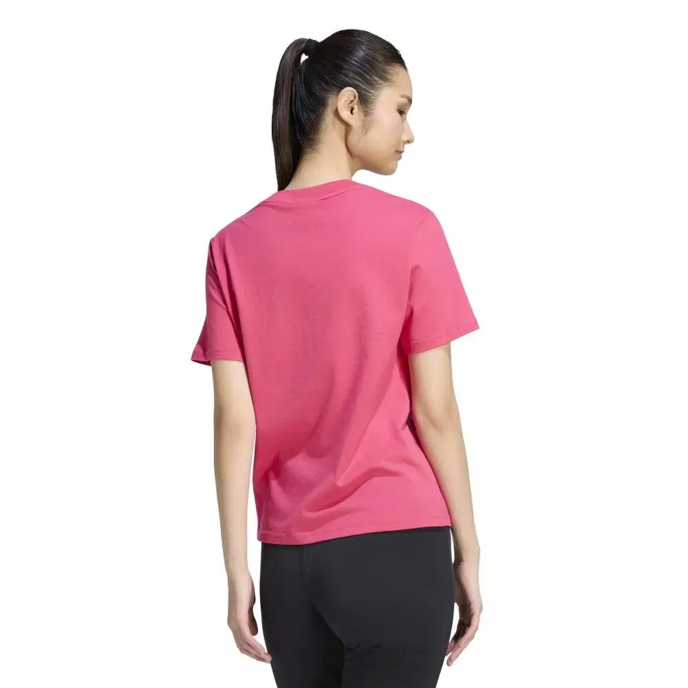 Футболка с коротким рукавом и логотипом Adidas Essentials, розовый — фото 2