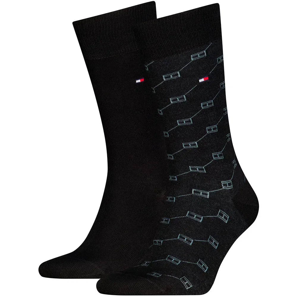 Мужские носки из хлопка Tommy hilfiger, Black