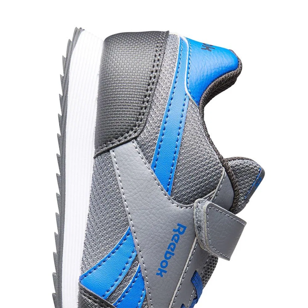 Детские беговые кроссовки для мальчиков с мягкой подошвой Royal Classic Jogger 3 Reebok, Cold Grey 4 Cold Grey 7 Court Blue — фото 2