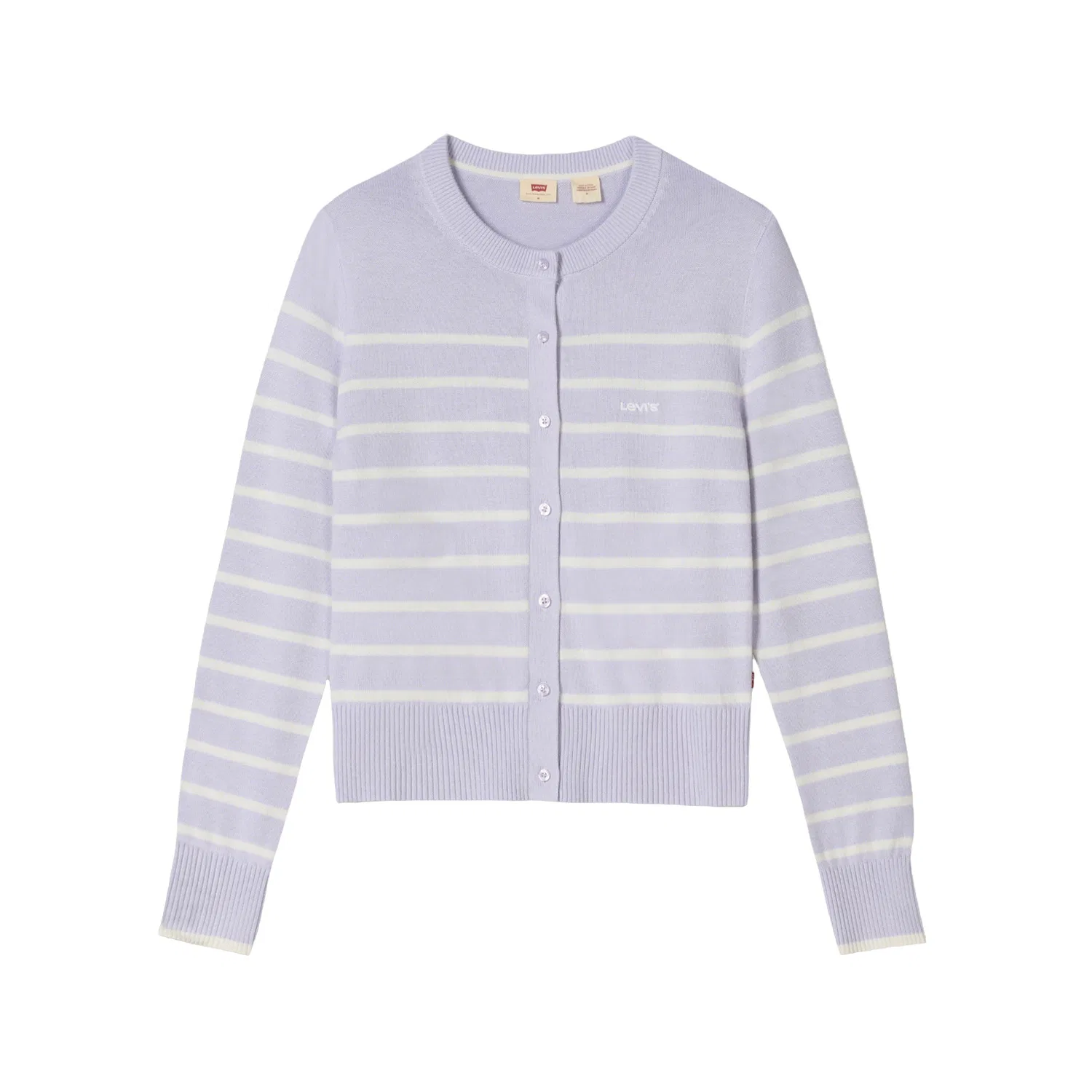 Женский джемпер с круглым вырезом Light Purple Levis