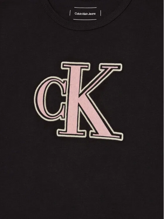 Футболка boxy fit Calvin Klein Jeans, черный — фото 3