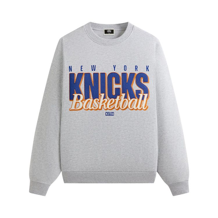 

Свитер Kith For The New York Knicks Classic Vintage Nelson Crewneck, Light Heather Grey