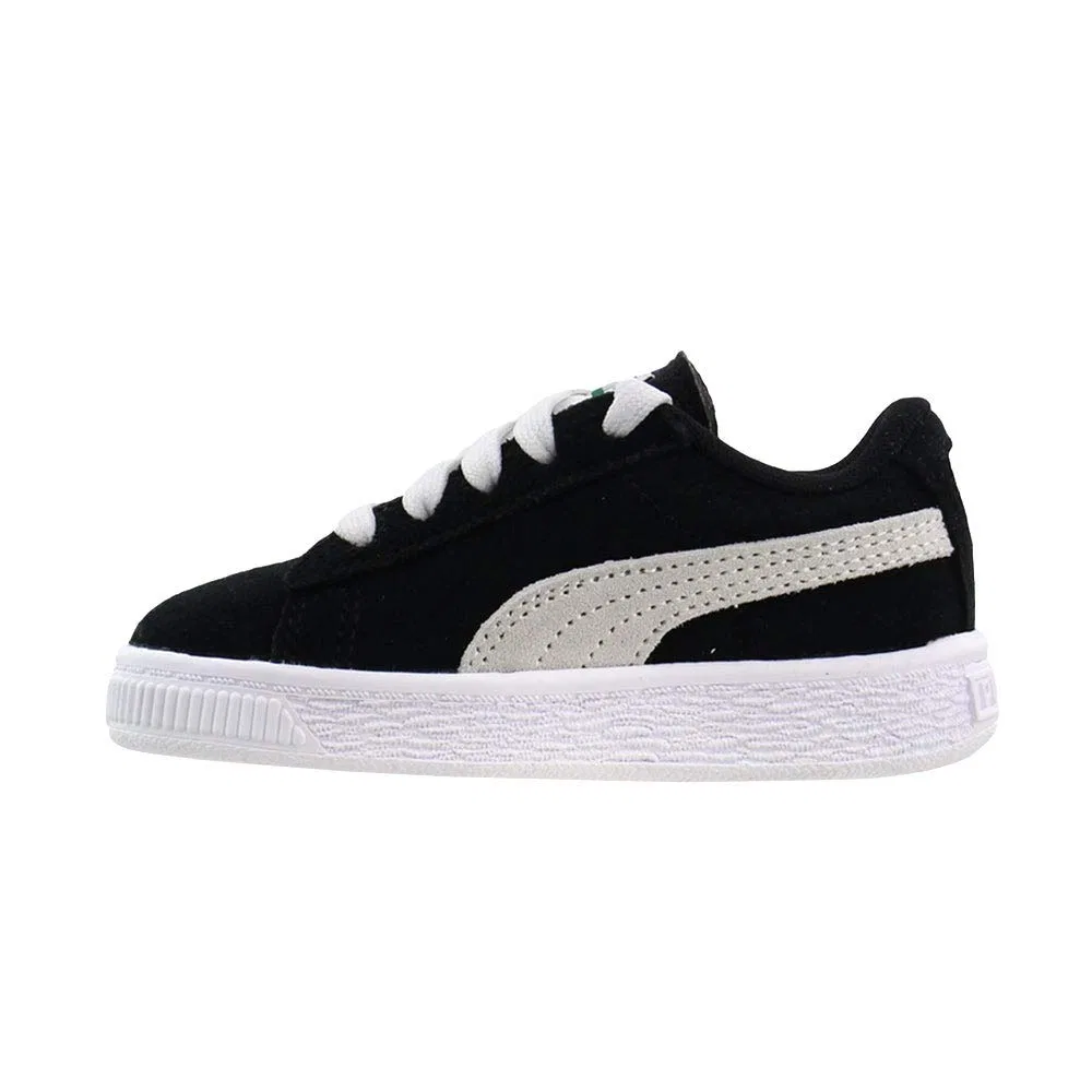 Детские кроссовки для мальчиков с замшей Suede Classic Kids PUMA, Black White — фото 4