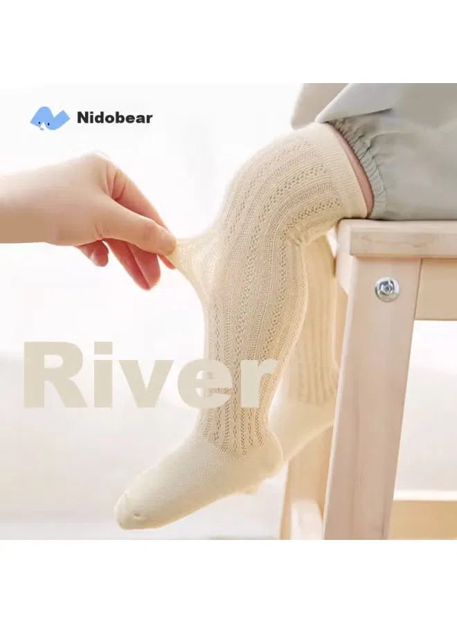 Носки детские высокие с сетчатым узором Niduoxiong