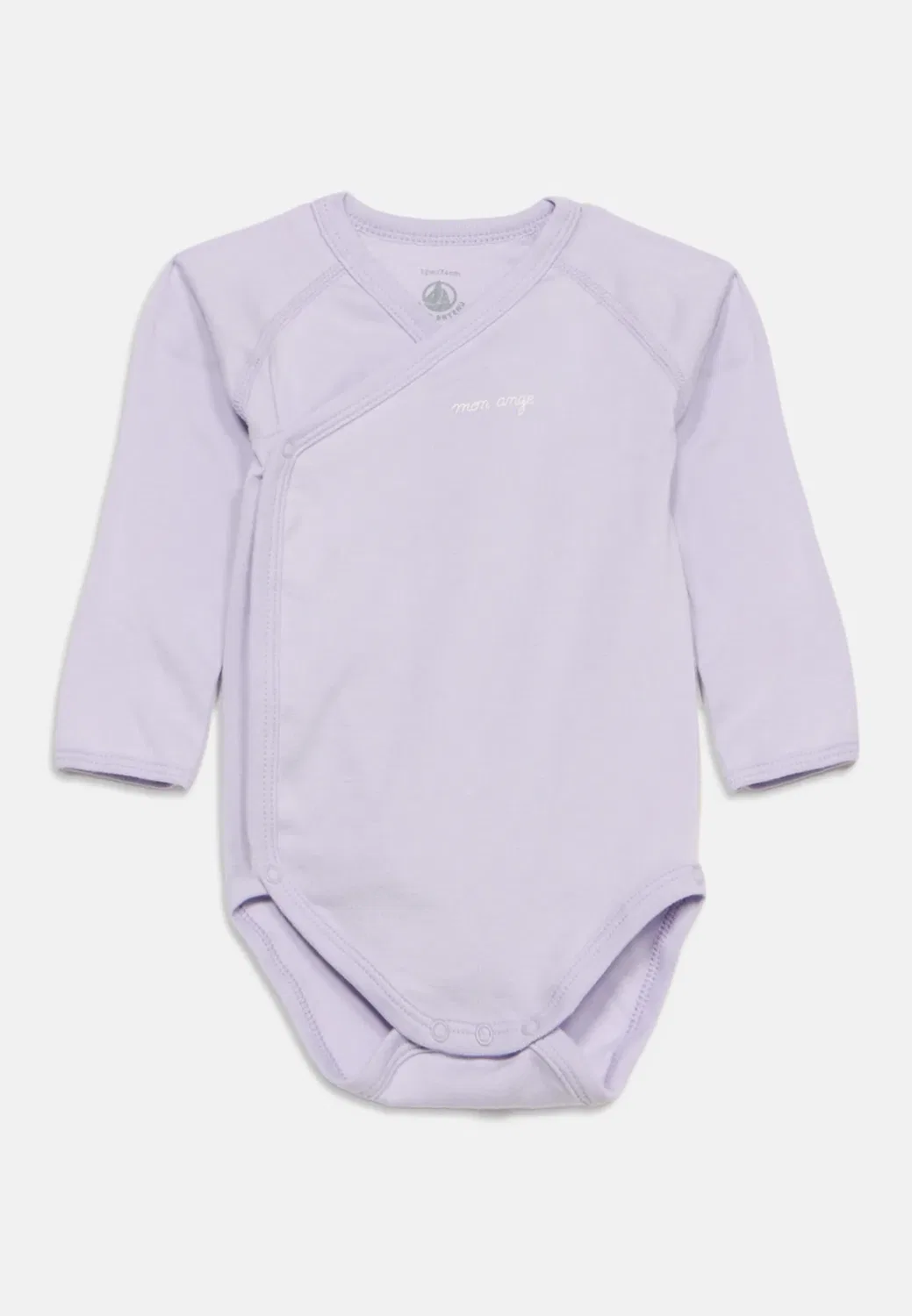 Bebe Couche Bodys Naiss, 3 шт. - боди Petit Bateau, Liliac — фото 3