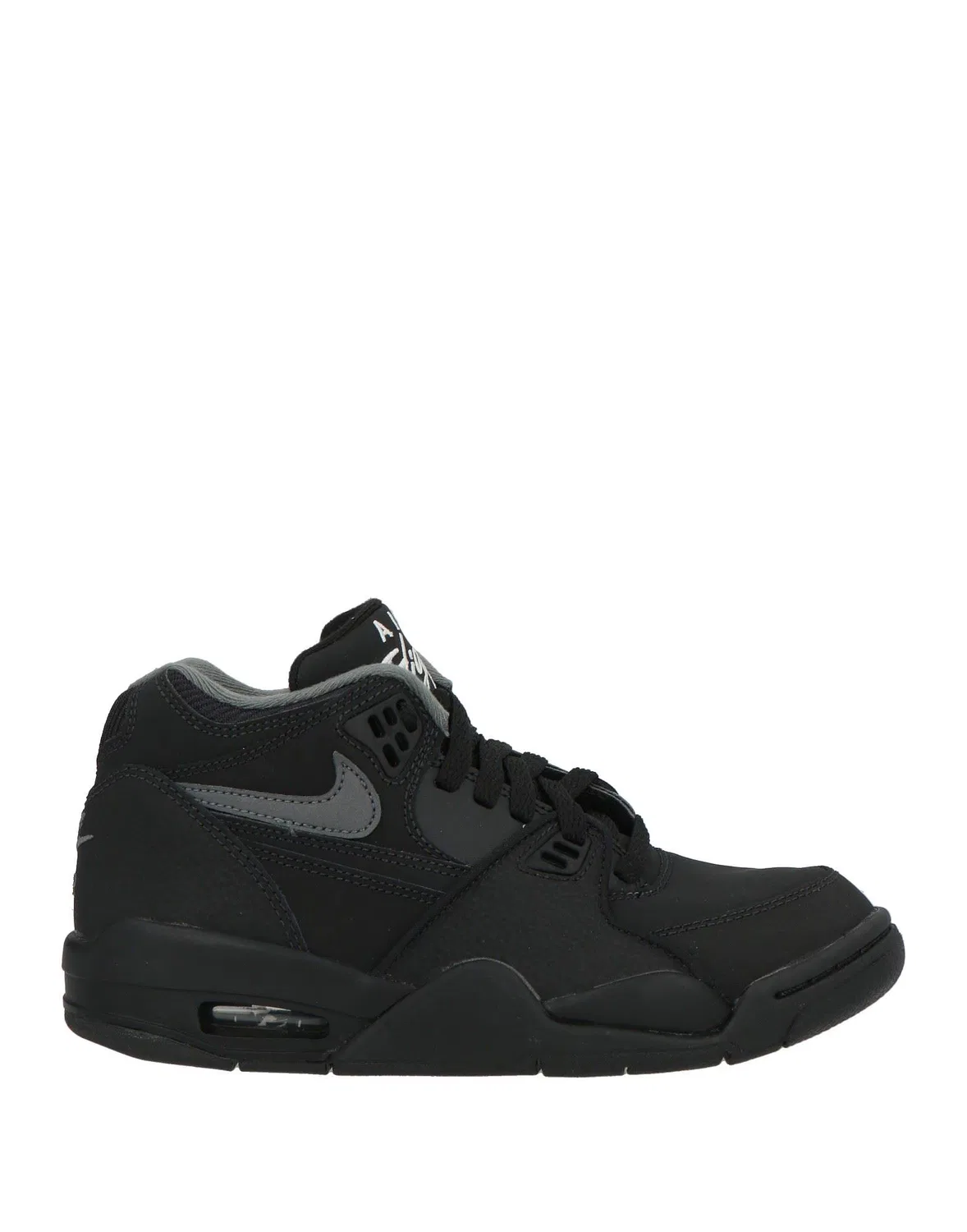 Детские высокие кроссовки для мальчиков кожаные Nike Air Flight 89 (Gs), черный