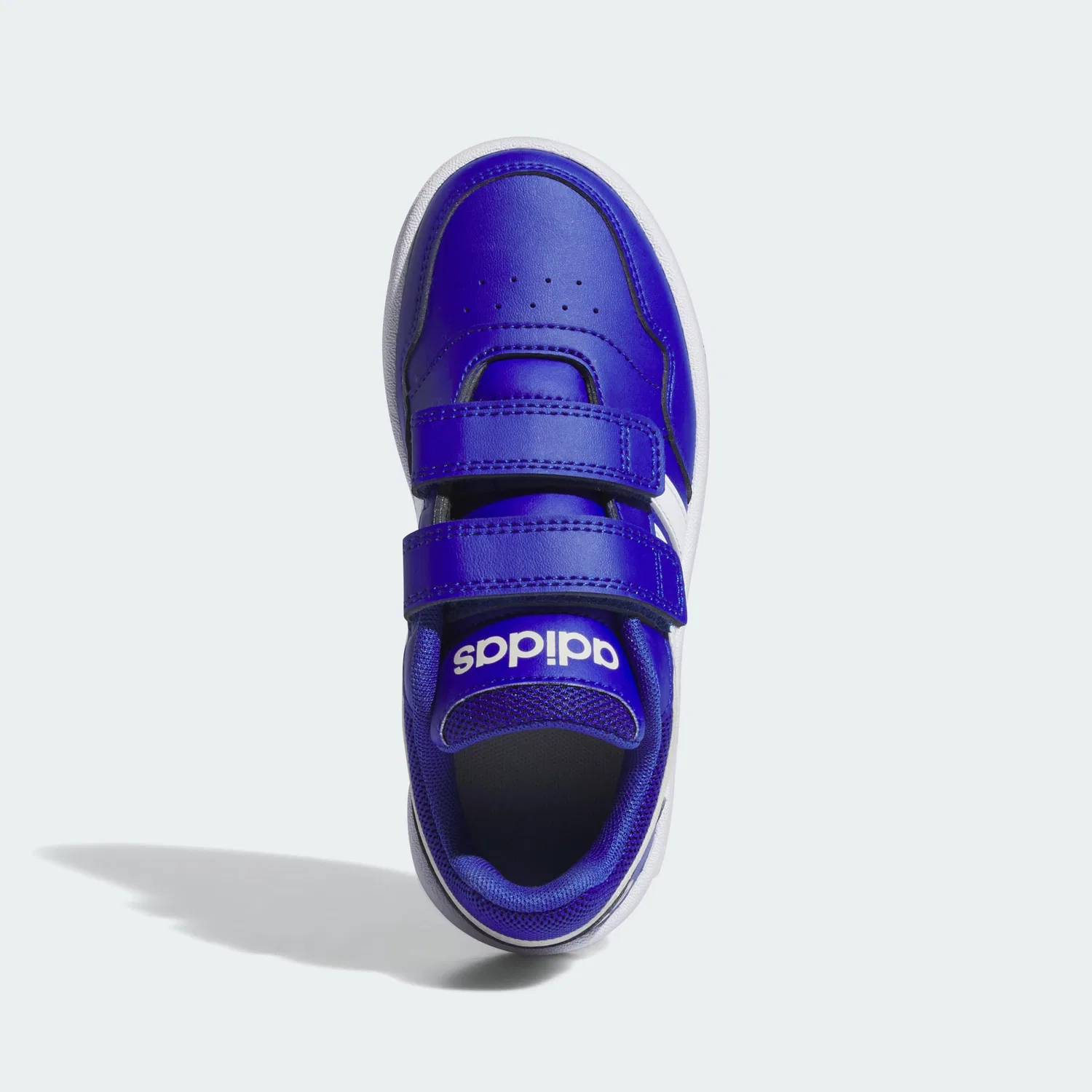 Детские кроссовки для мальчиков и девочек с липучкой Hoops Lifestyle Basketball Hook-and-loop Adidas, Team Royal Blue Cloud White Orbit Grey — фото 4