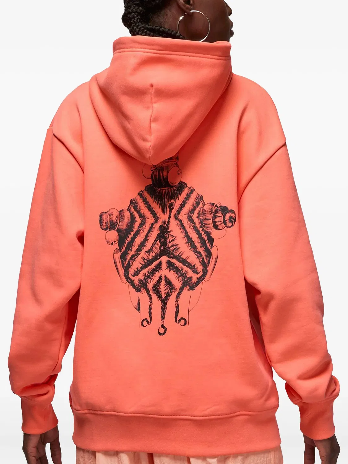 Худи Beauty Supply Orange из коллаборации с Bephies Jordan, оранжевый — фото 2
