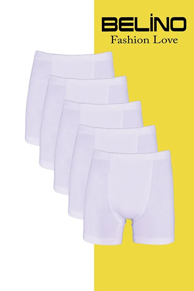 Детские боксеры для мальчиков хлопковые 5 шт Belinoplus, White