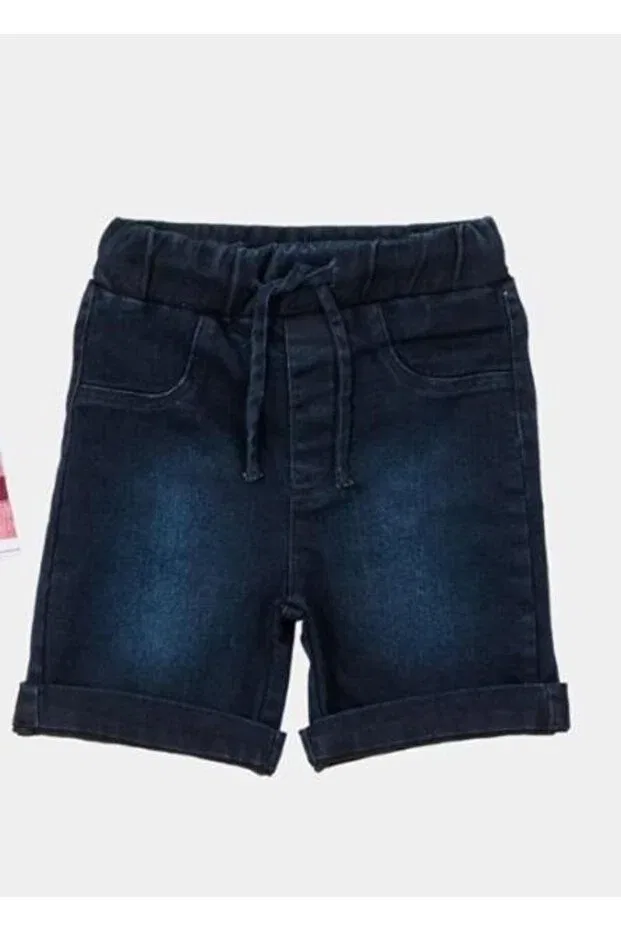 Детские шорты для девочек джинсовые Miababy, Dark Blue