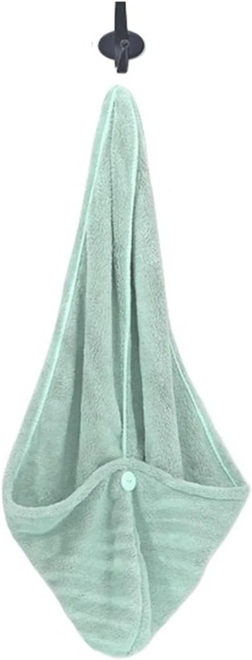 Шапочка для душа из микрофибры LHSJYG, 25x66см, Light Green
